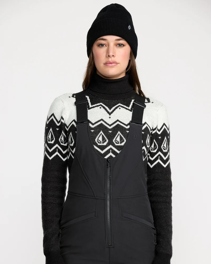 Battle Stretch Latzhose - Black