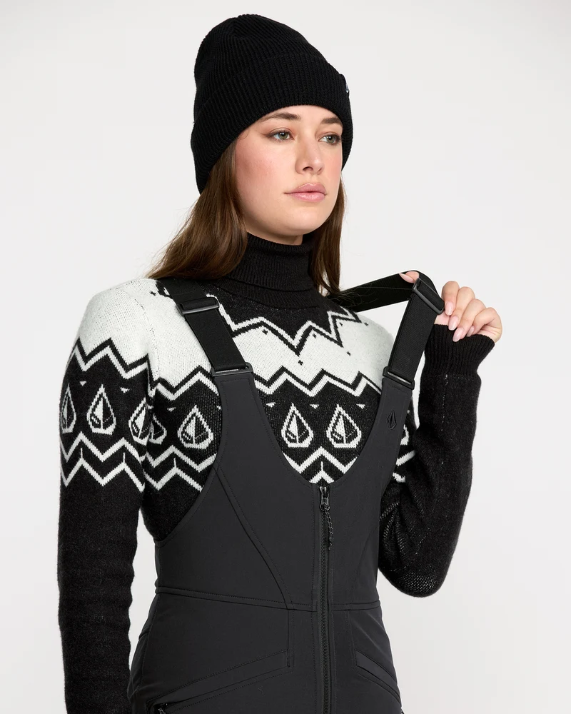 Battle Stretch Latzhose - Black