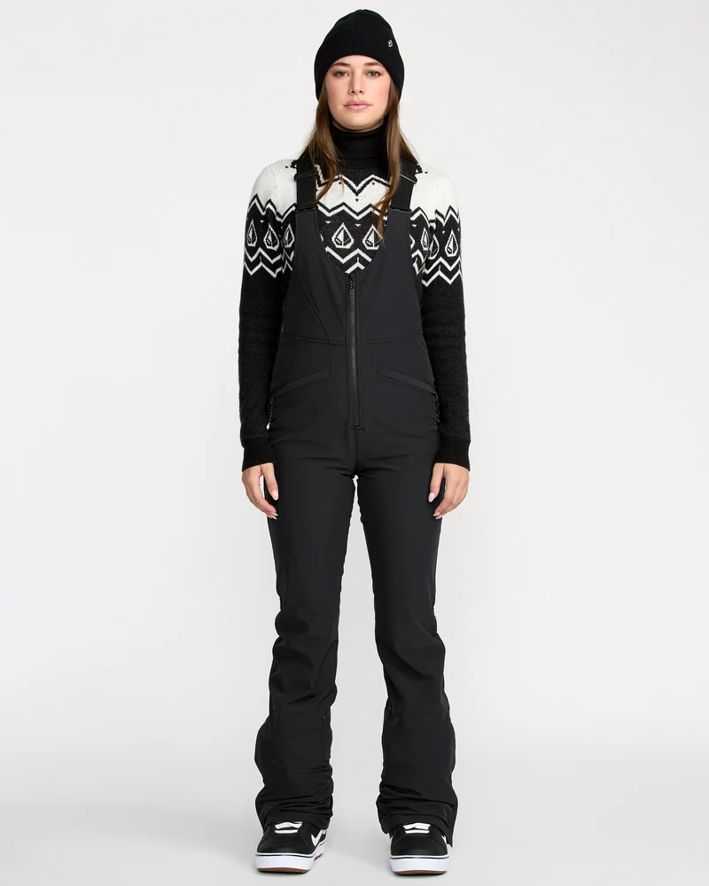 Battle Stretch Latzhose - Black