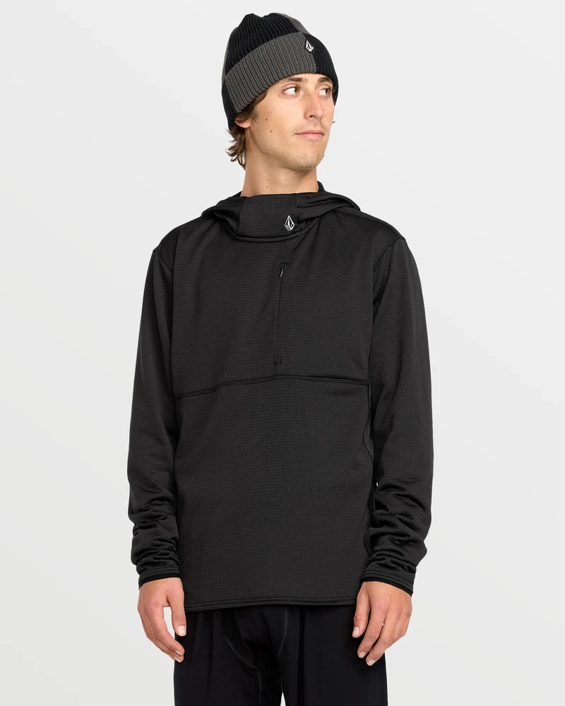 Gridlock Kapuzenpullover - Black