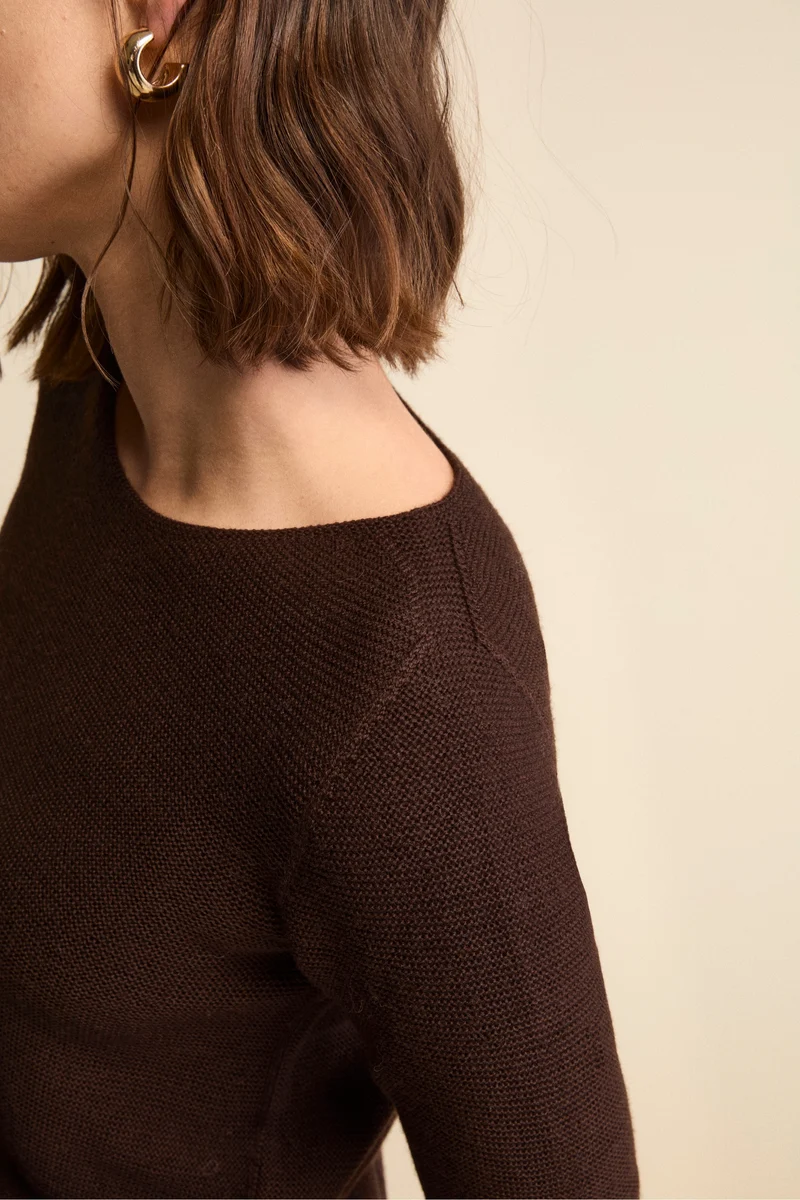 Maglia Barchetta in Lana Merino - T.MORO