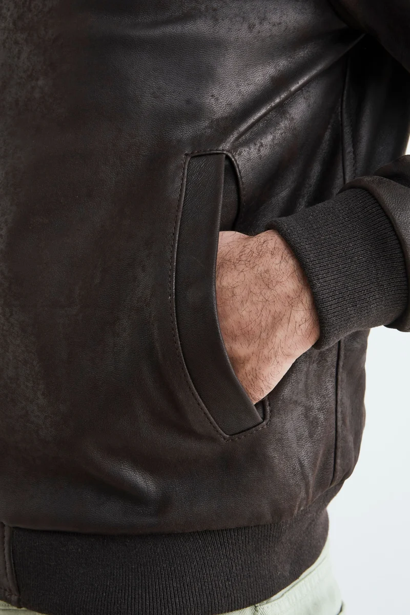 Bomber di pelle uomo - T.MORO