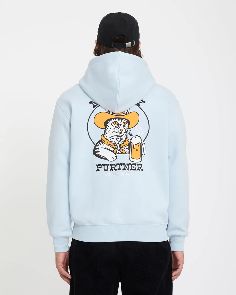 Noder Hoodie - Light Blue Acid
