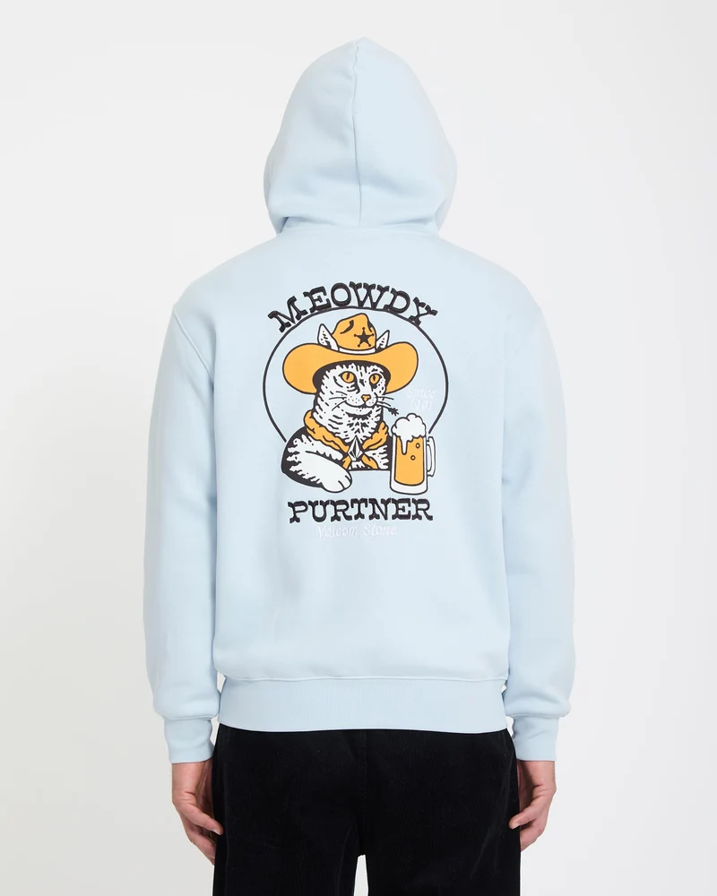Noder Hoodie - Light Blue Acid