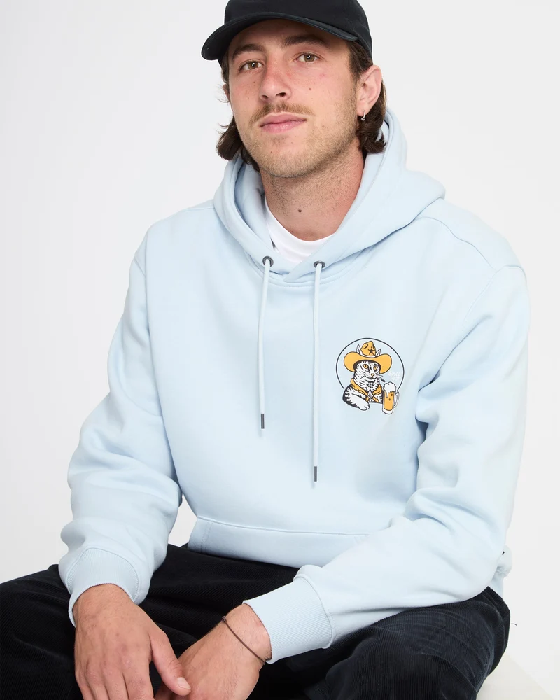 Noder Hoodie - Light Blue Acid