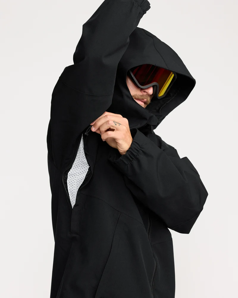 Brighton Full Zip Jacke - Black