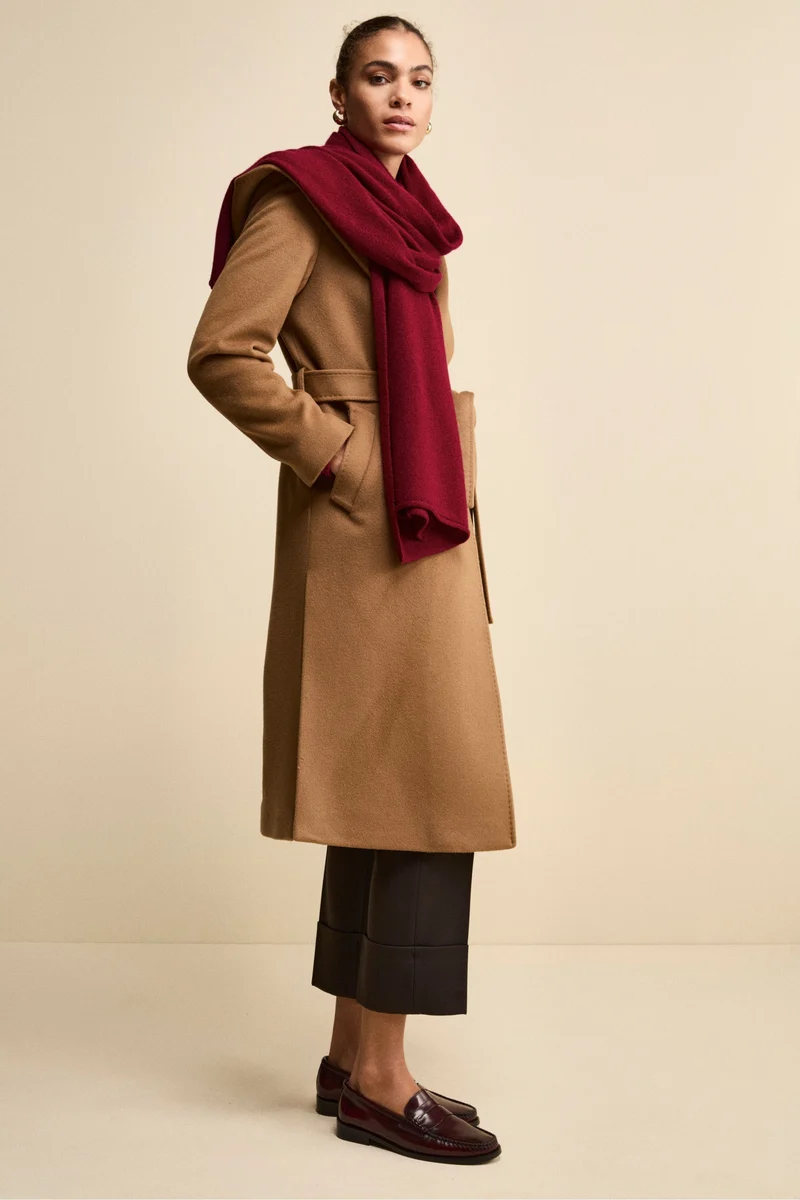 Sciarpa in cashmere - BORDEAUX