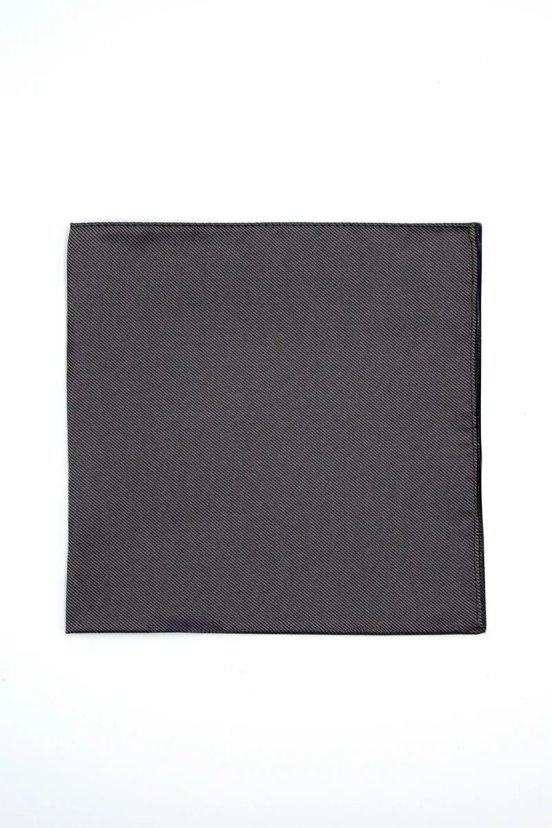 Pochette in Pura Seta - ANTRACITE