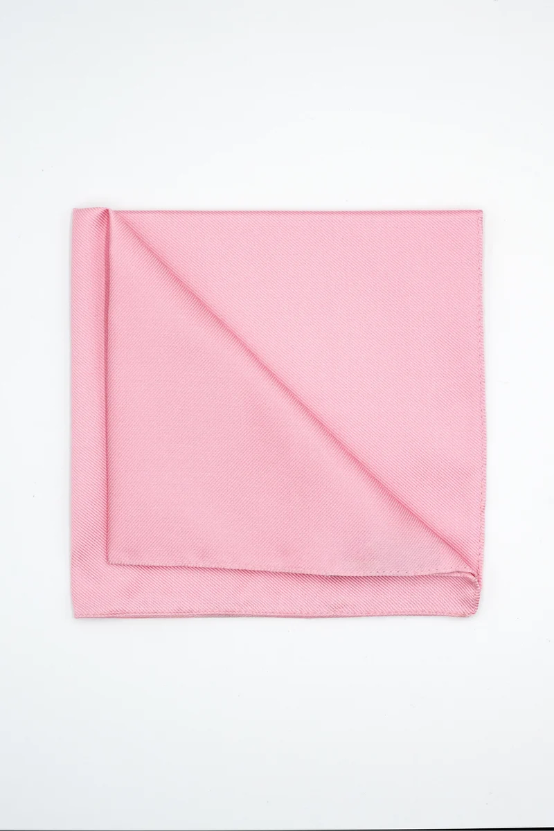 Pochette in Pura Seta - ROSA