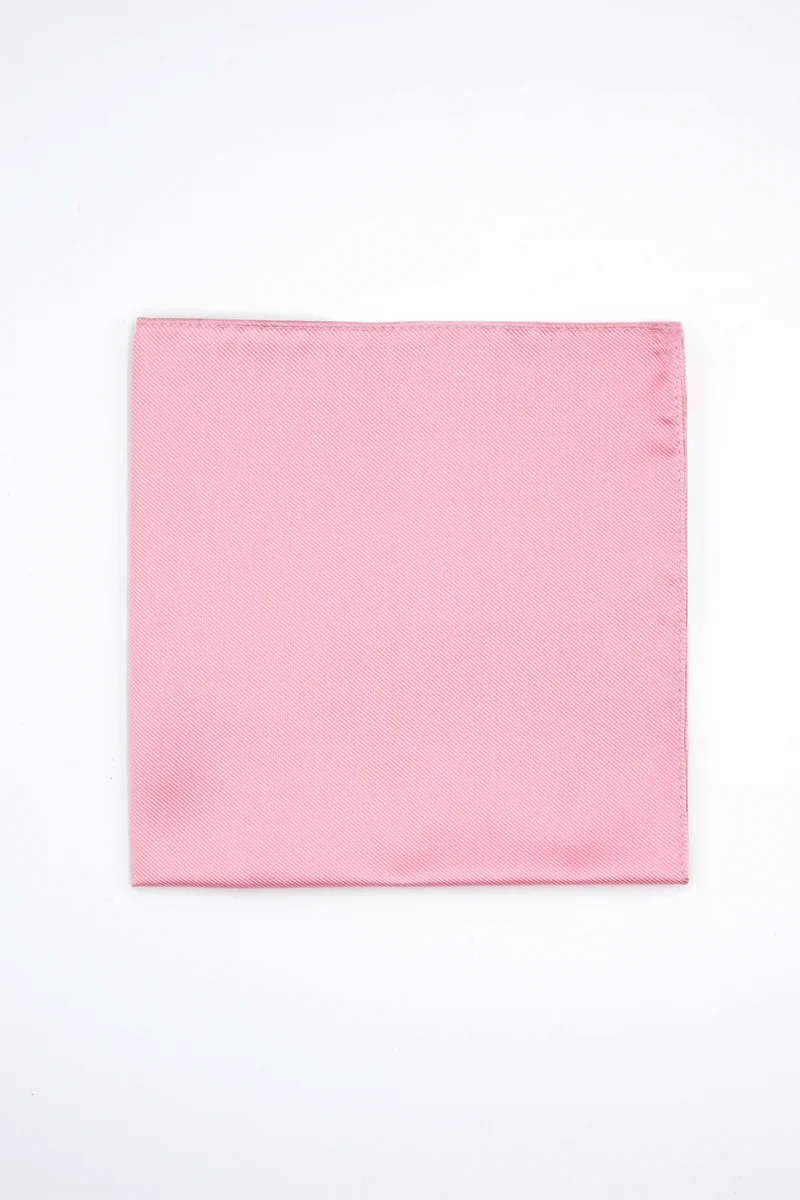 Pochette in Pura Seta - ROSA