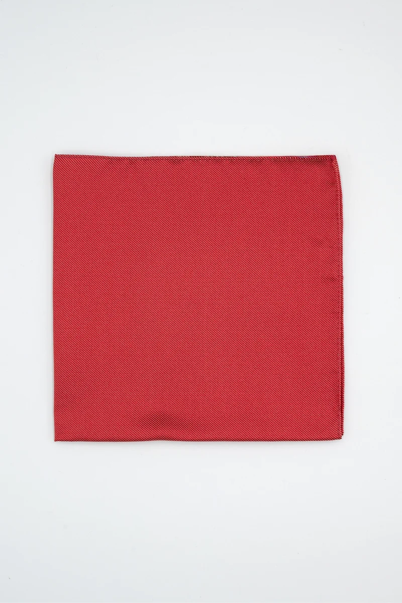 Pochette in Pura Seta - ROSSO