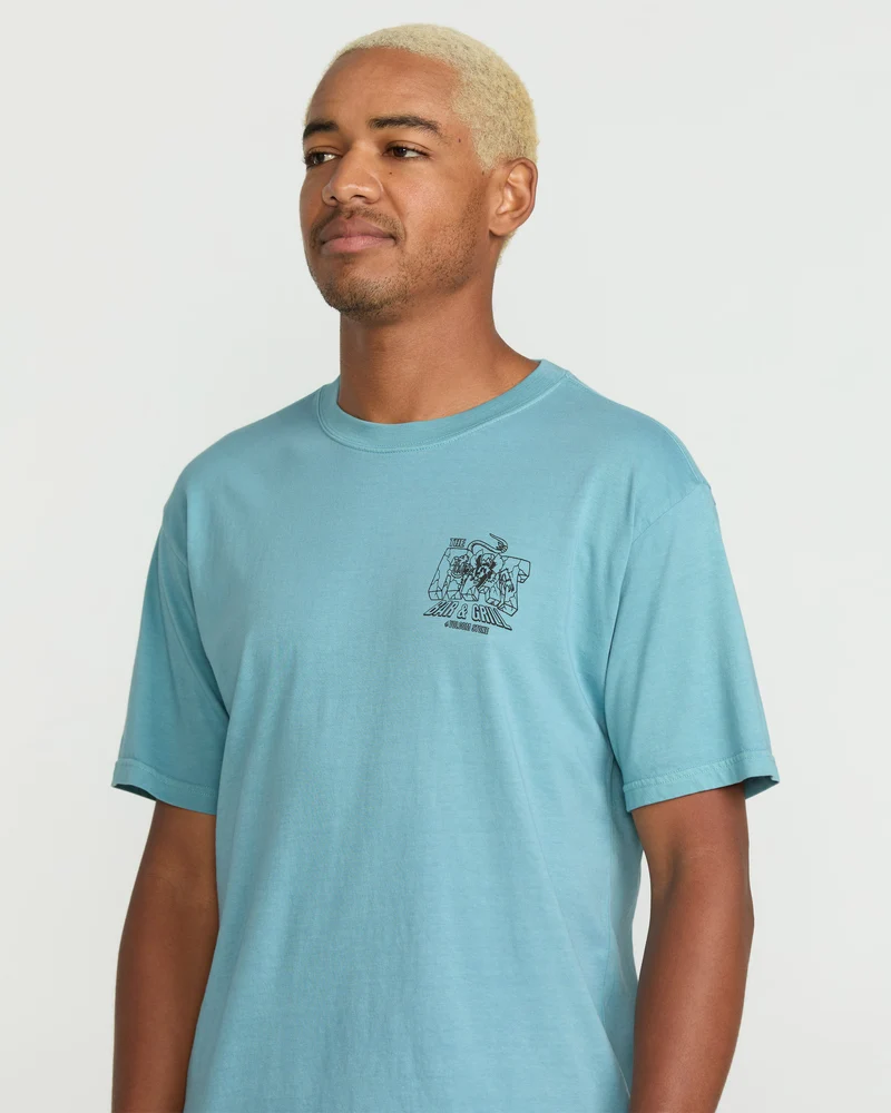 Rat Bar T-Shirt - Used Blue