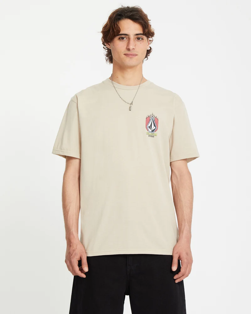Draggin Stone T-shirt - LIGHT KHAKI