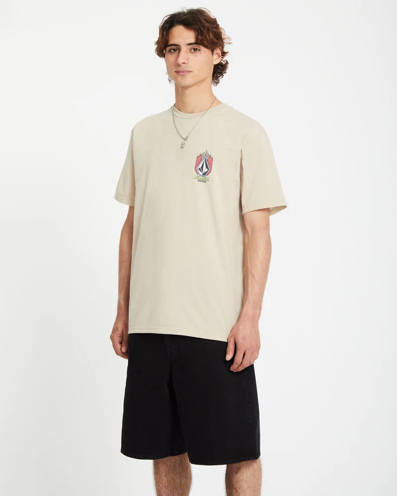 Draggin Stone T-shirt - LIGHT KHAKI