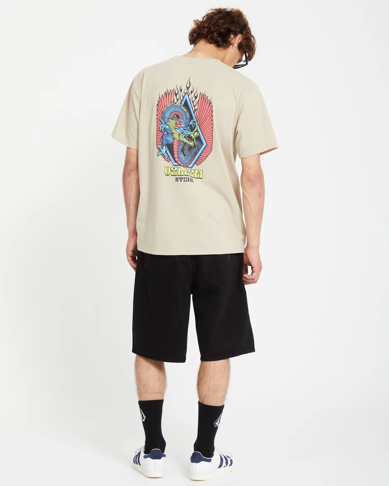 Draggin Stone T-shirt - LIGHT KHAKI