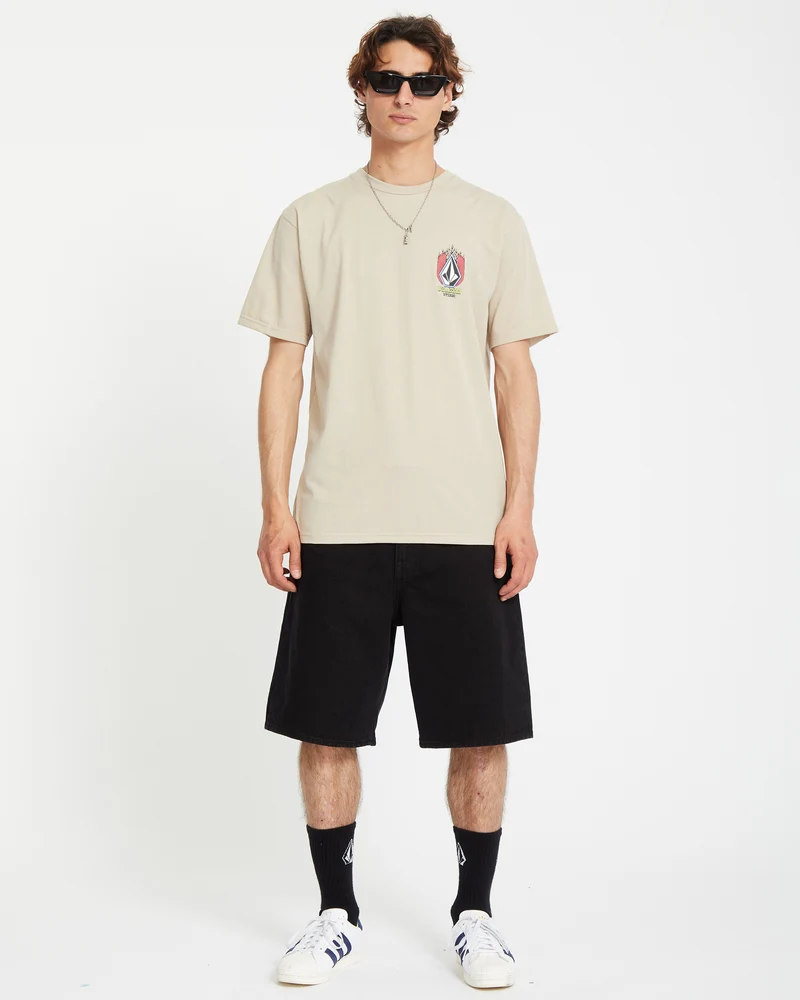 Draggin Stone T-shirt - LIGHT KHAKI