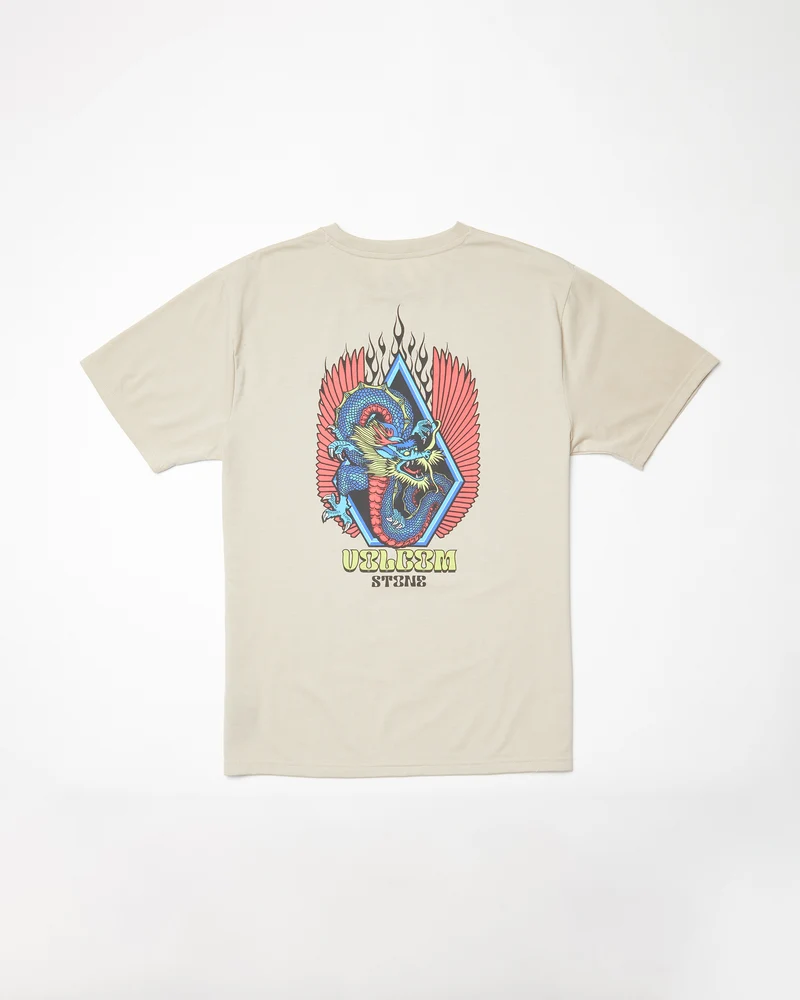 Draggin Stone T-shirt - LIGHT KHAKI