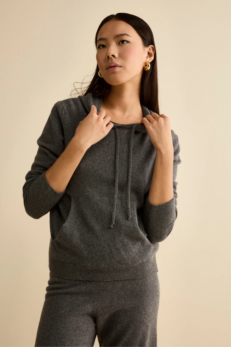 Tuta Morbida in cashmere - GRIGIO