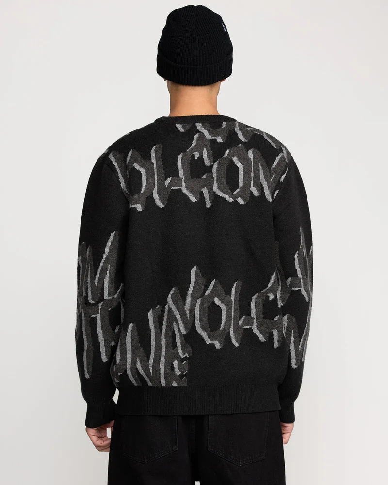 Stone Jacquard Jacke - Black