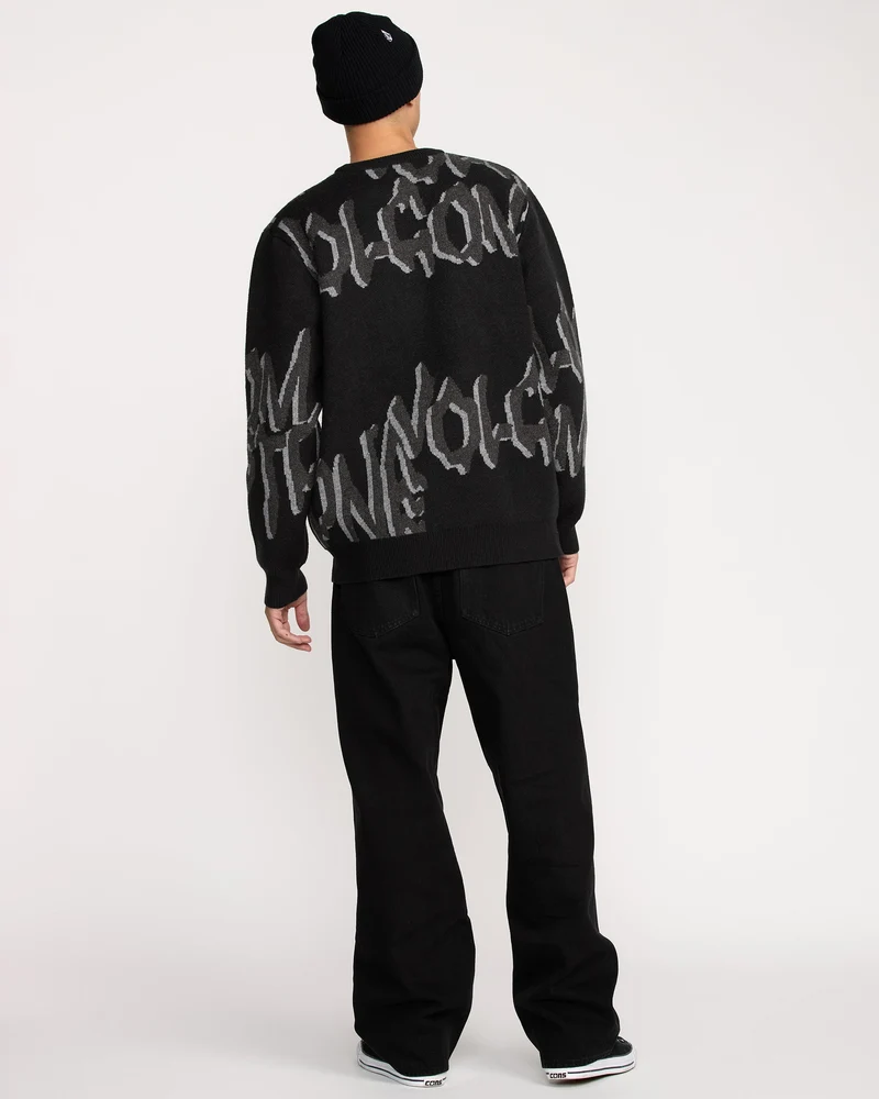 Stone Jacquard Jacke - Black