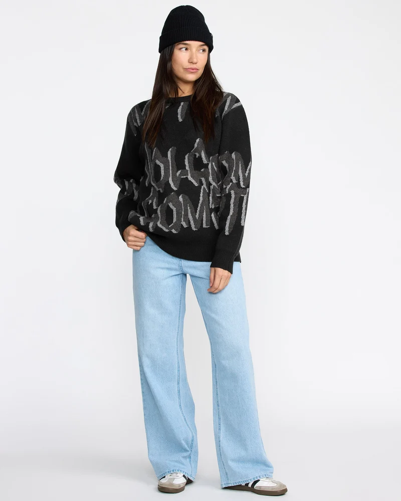 Stone Jacquard Jacke - Black