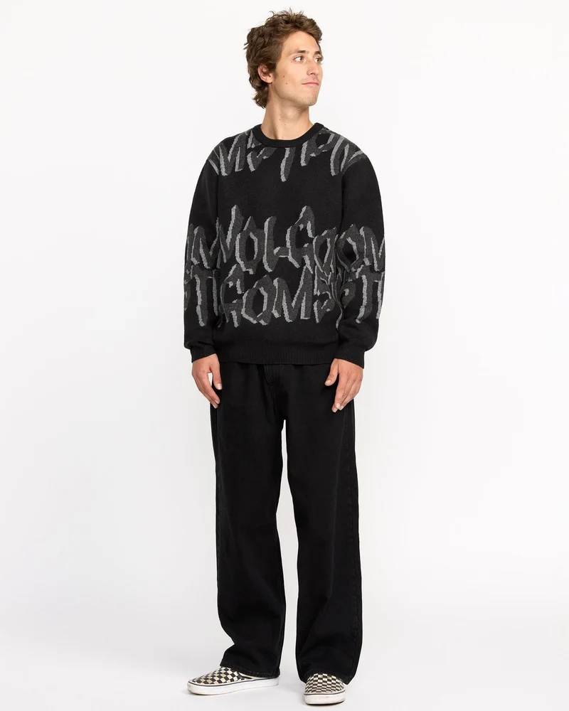 Stone Jacquard Jacke - Black