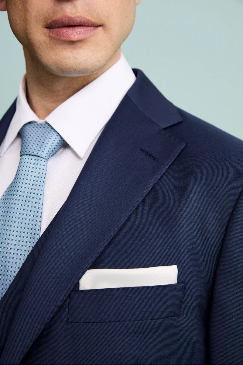 Giacca da Cerimonia in Lana Vergine Drop 6 - BLU