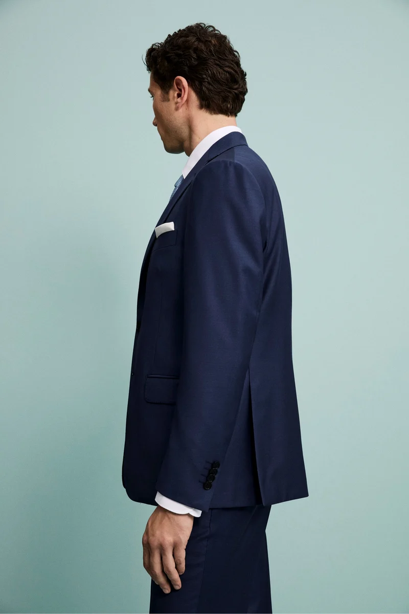 Giacca da Cerimonia in Lana Vergine Drop 4 - BLU