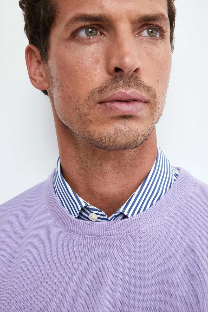 Pullover Girocollo in Lana Merino - LILLA