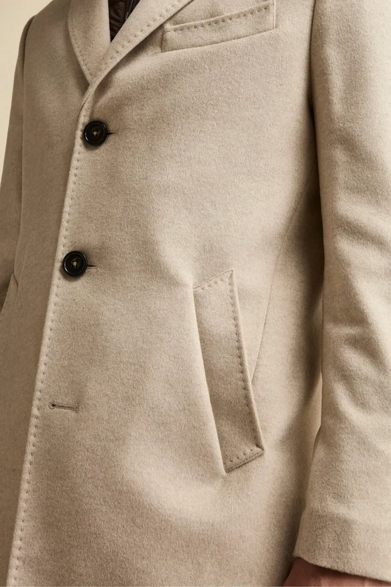 Cappotto in lana e cashmere - BEIGE