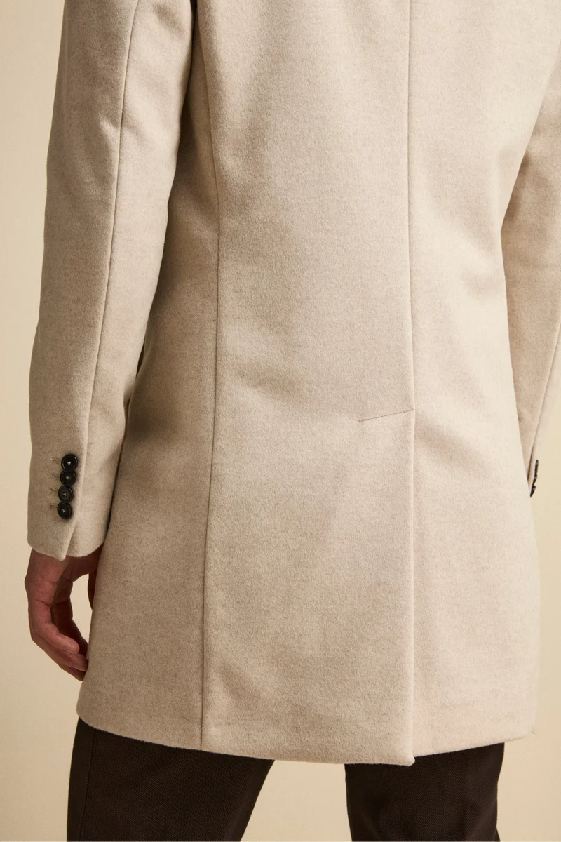 Cappotto in lana e cashmere - BEIGE