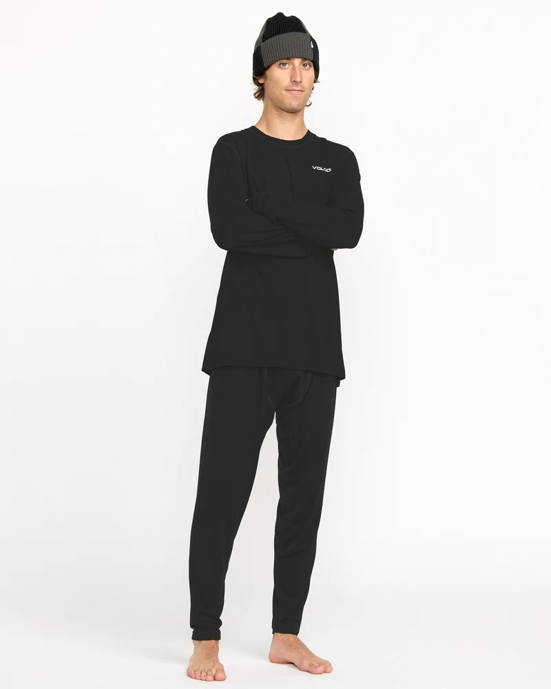 M Merino Blend Basisschicht-Hose - Black
