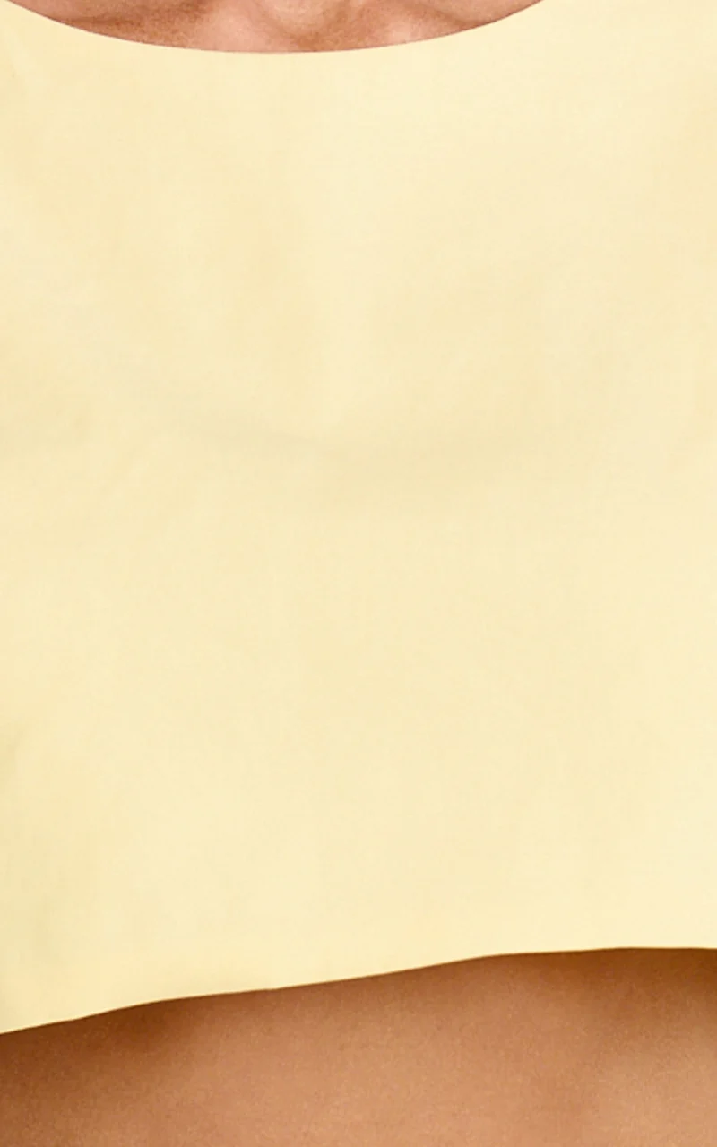Loxley Top - Tie Up Top in Lemon