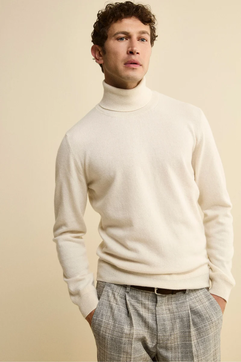 Dolcevita in cashmere e seta - LATTE