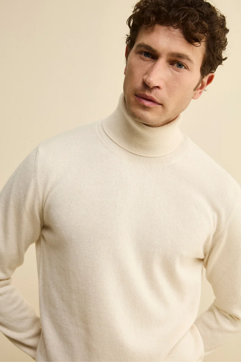 Dolcevita in cashmere e seta - LATTE