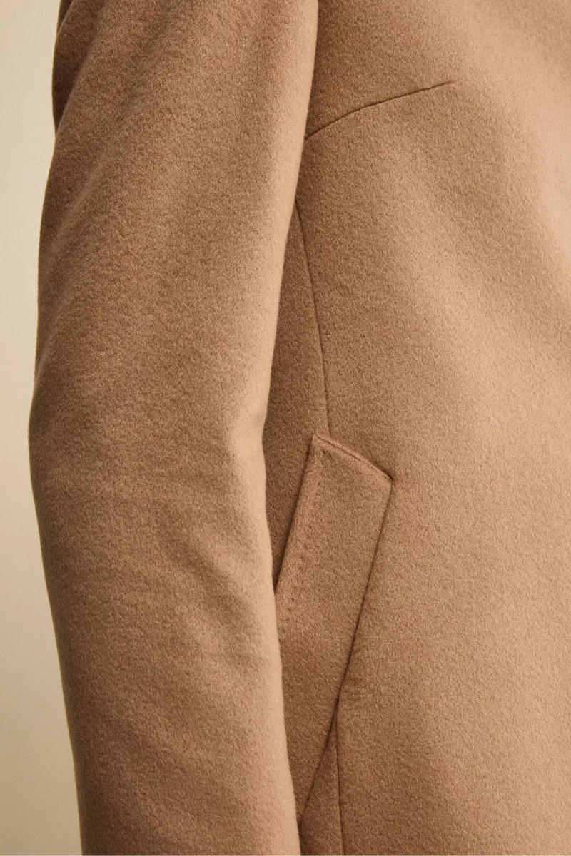Cappotto in cashmere da donna - CAMMELLO