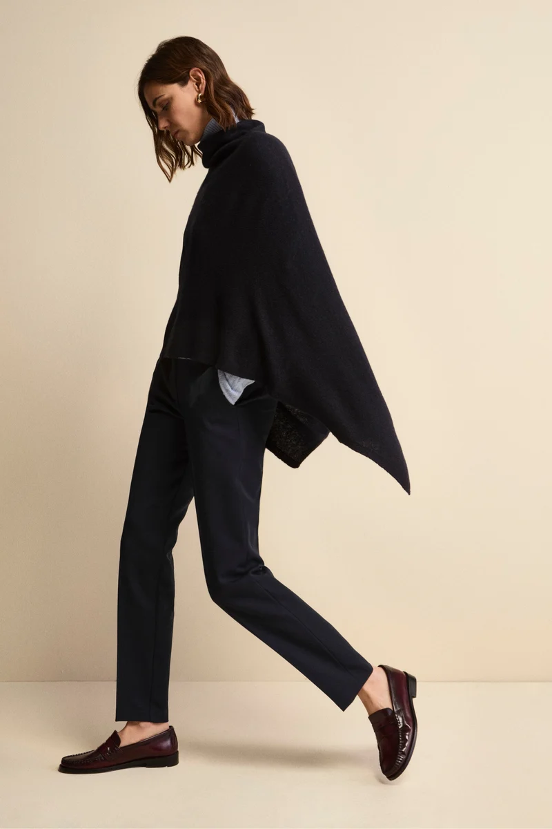 Mantella in cashmere da donna - BLU MARINE