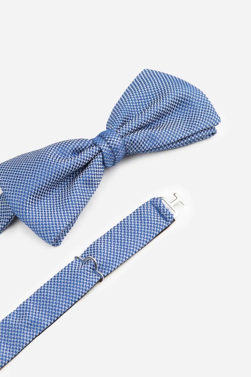 Papillon fantasia annodato - BLU ELETTRICO