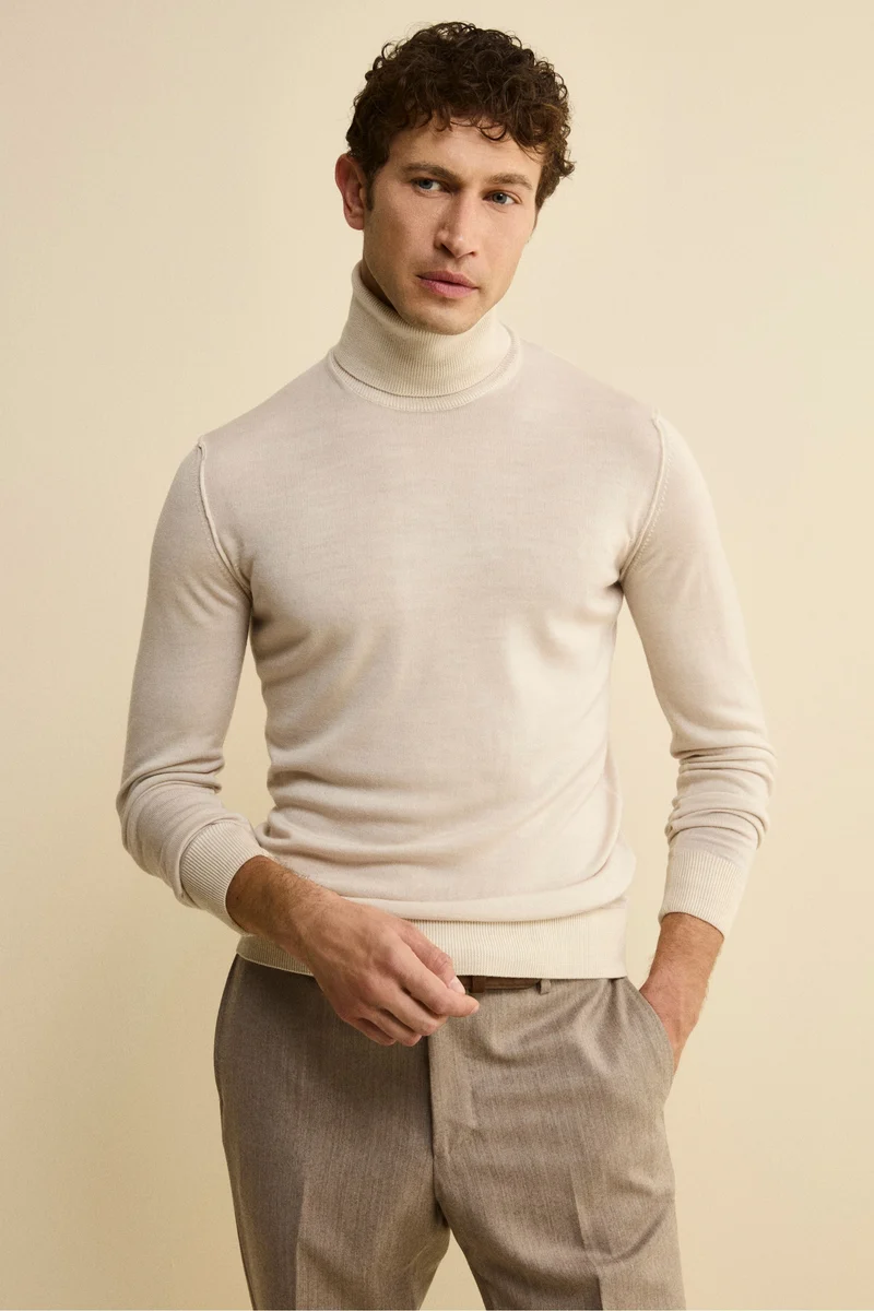 Dolcevita Uomo in Lana Merino - BURRO