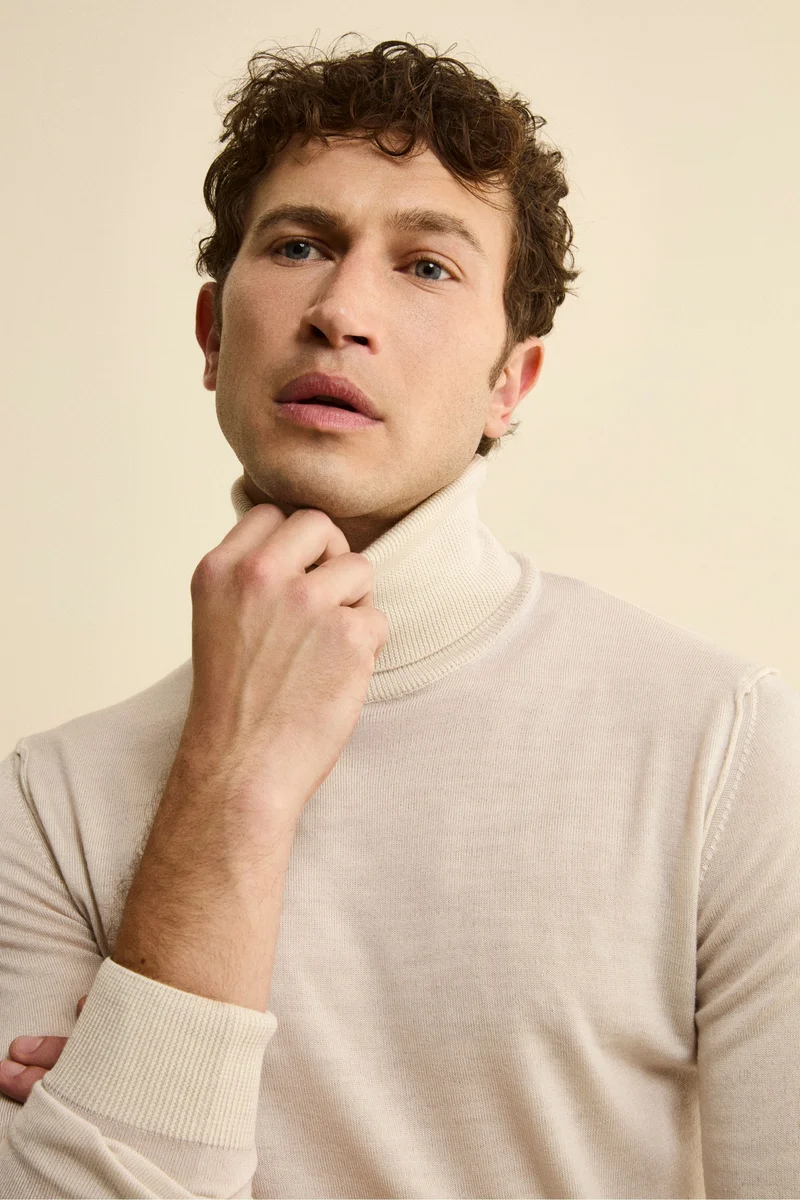 Dolcevita Uomo in Lana Merino - BURRO