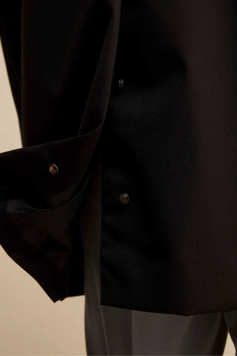 Trench Impermeabile con Pettorina - NERO
