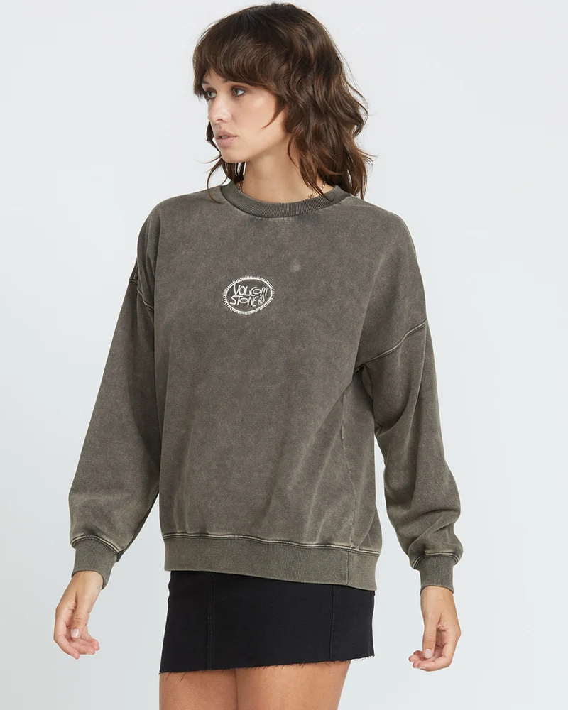 Stone Pullover - VINTAGE BLACK