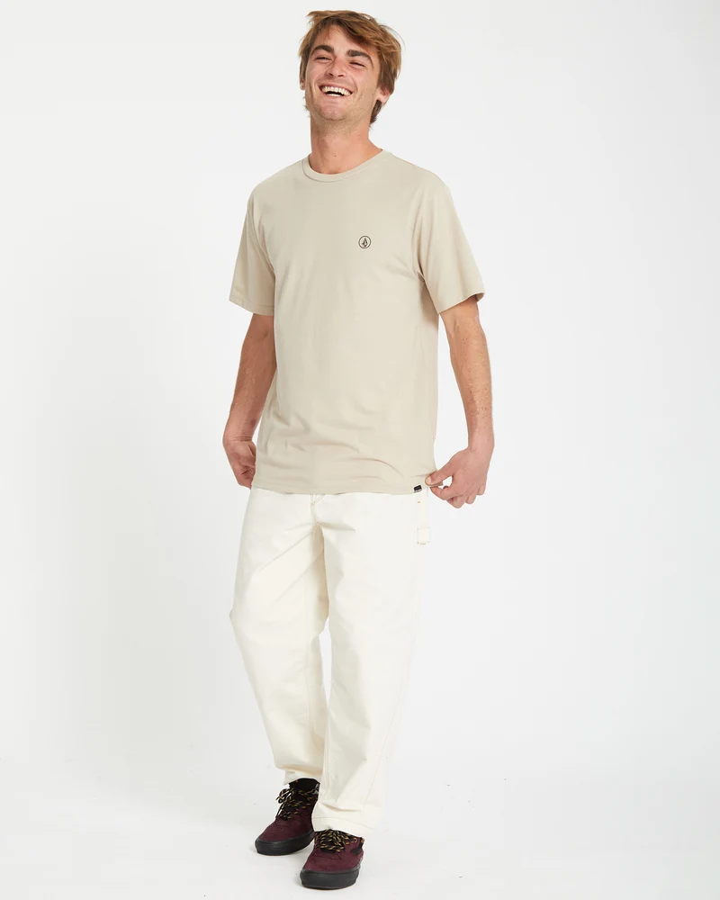 Circle Blanks T-shirt - LIGHT KHAKI
