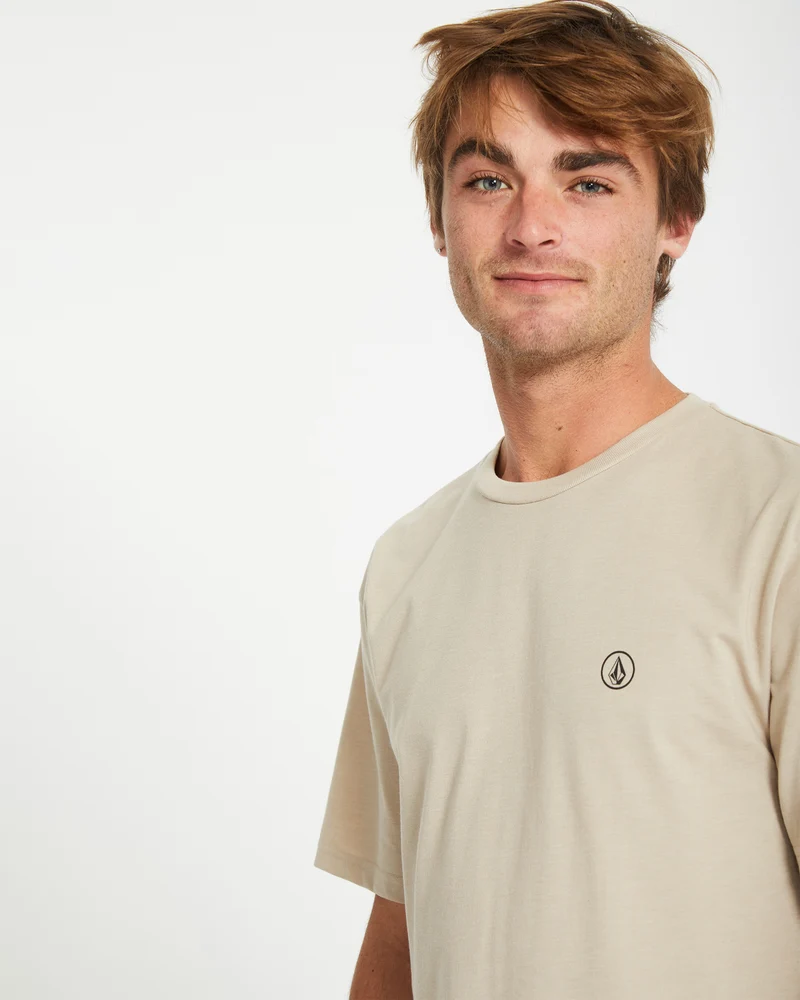 Circle Blanks T-shirt - LIGHT KHAKI
