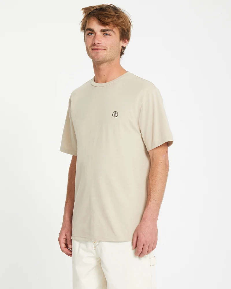 Circle Blanks T-shirt - LIGHT KHAKI