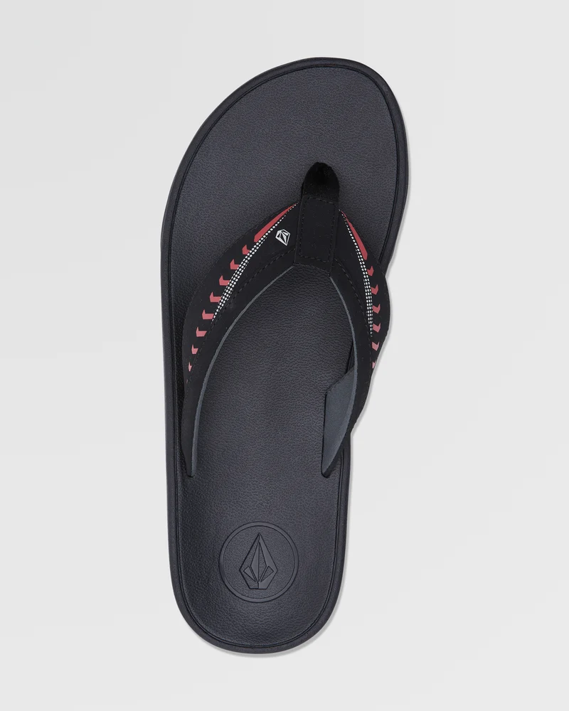 Jack Robinson Sandalen - BLACK RED