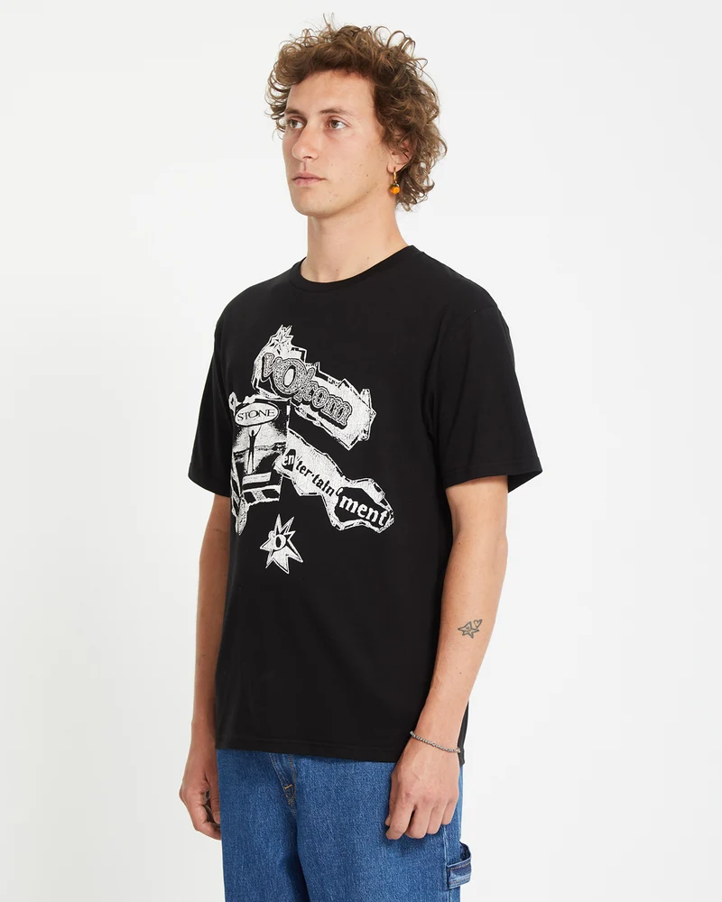 V Ent T-shirt - BLACK