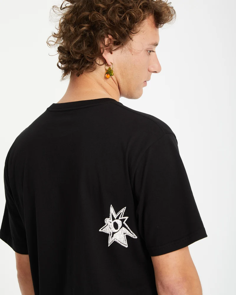 V Ent T-shirt - BLACK