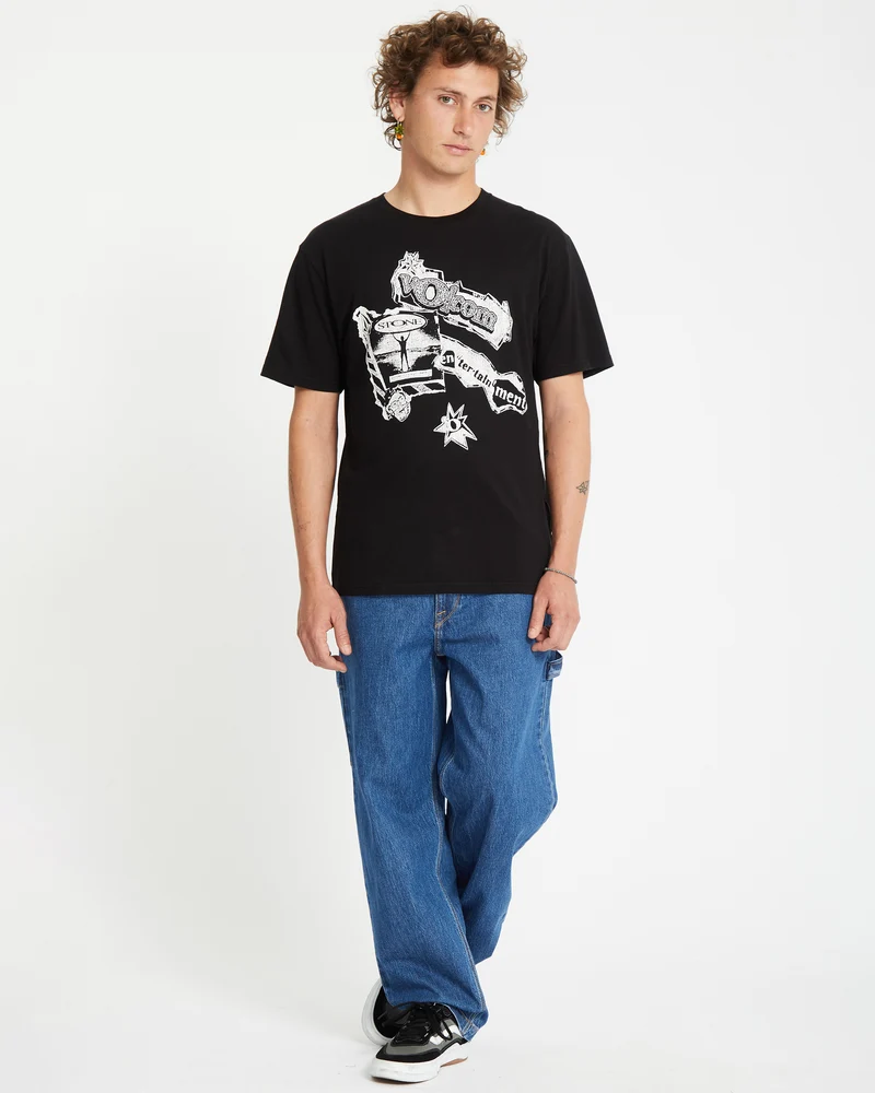 V Ent T-shirt - BLACK