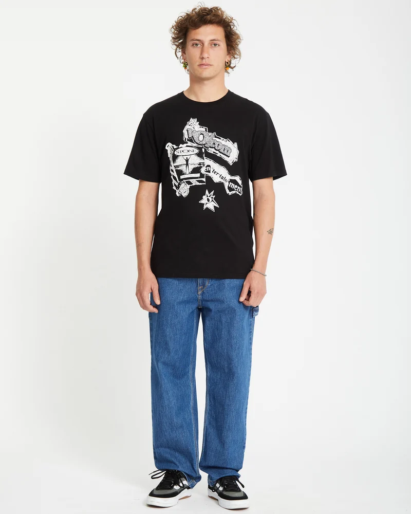 V Ent T-shirt - BLACK